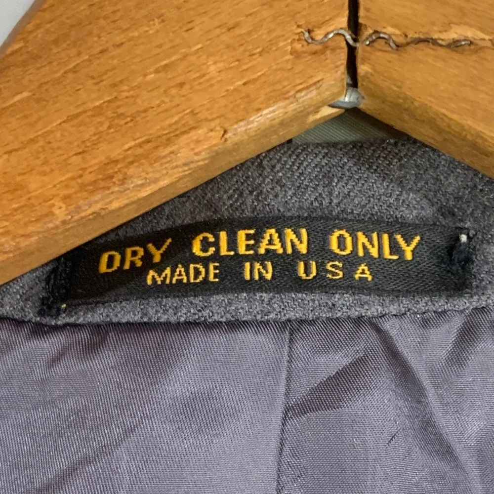 Vintage Stonehaven Pure Wool Gray Blazer Mens 42MS‎ Made in USA Sport Coat